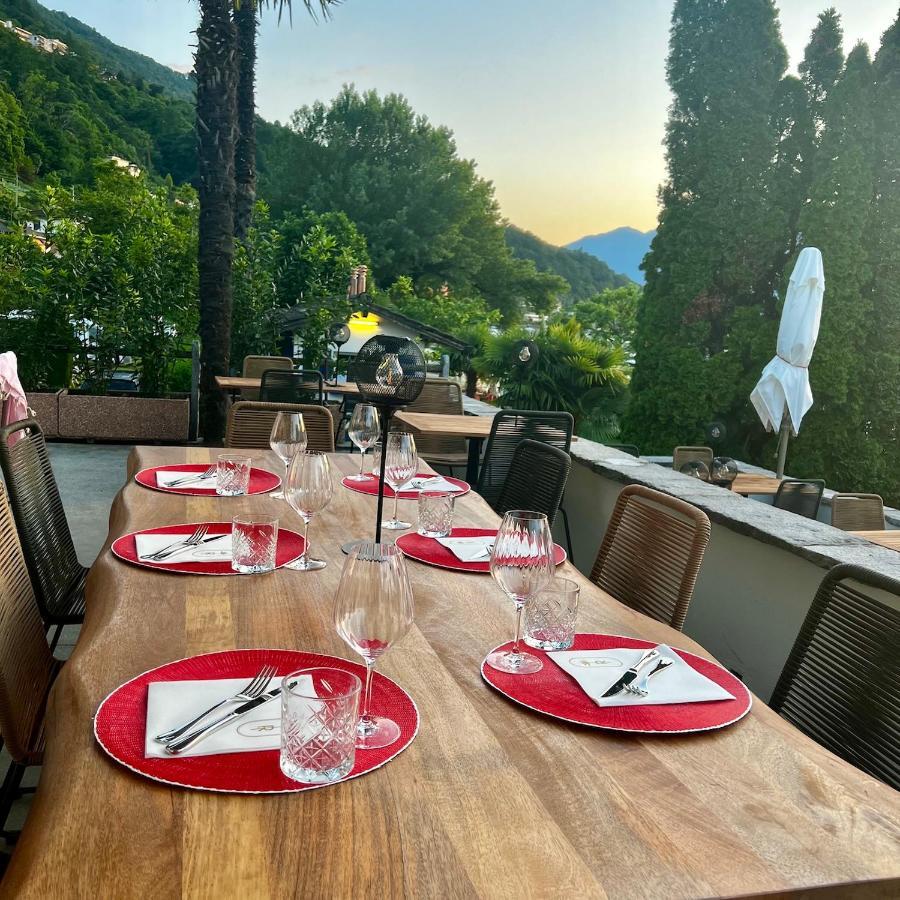 Riva Beach Club I Boutique Hotel I Restaurant Gambarogno Exterior foto