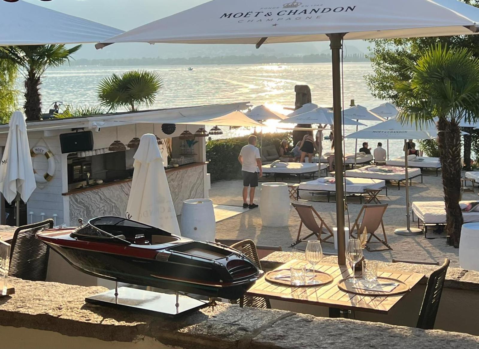 Riva Beach Club I Boutique Hotel I Restaurant Gambarogno Exterior foto