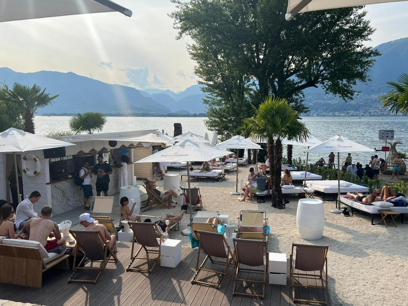 Riva Beach Club I Boutique Hotel I Restaurant Gambarogno Exterior foto
