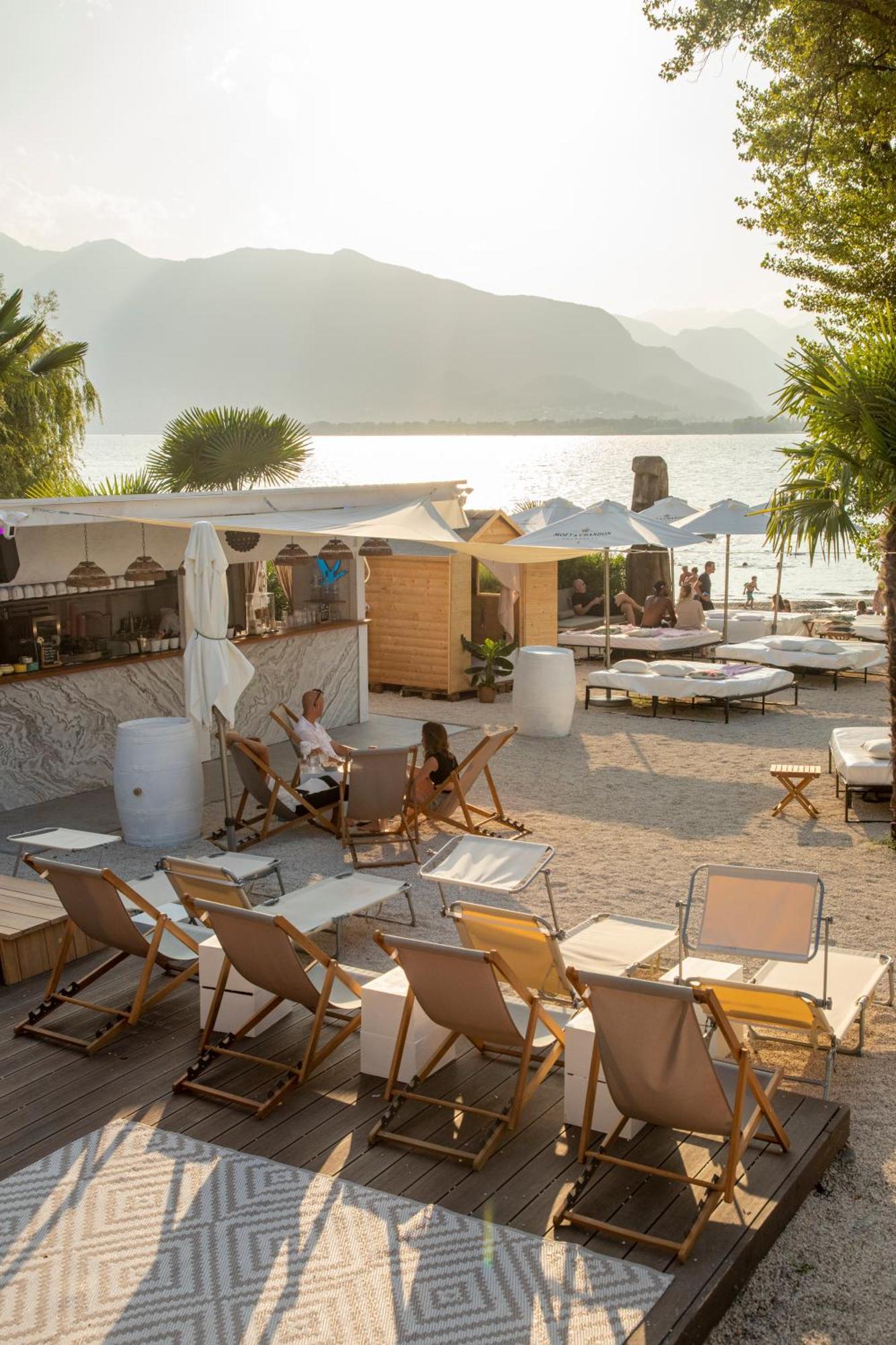 Riva Beach Club I Boutique Hotel I Restaurant Gambarogno Exterior foto