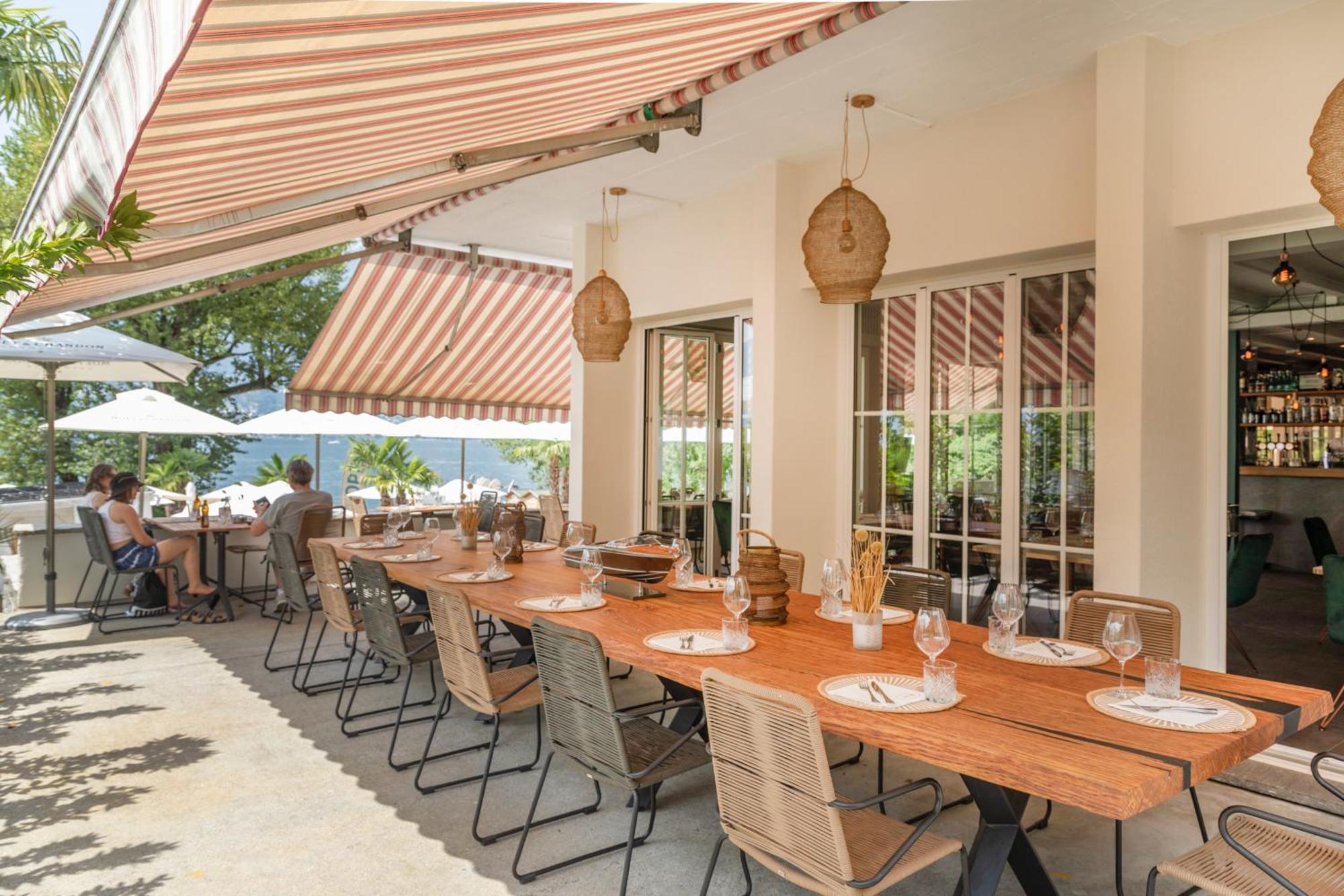 Riva Beach Club I Boutique Hotel I Restaurant Gambarogno Exterior foto