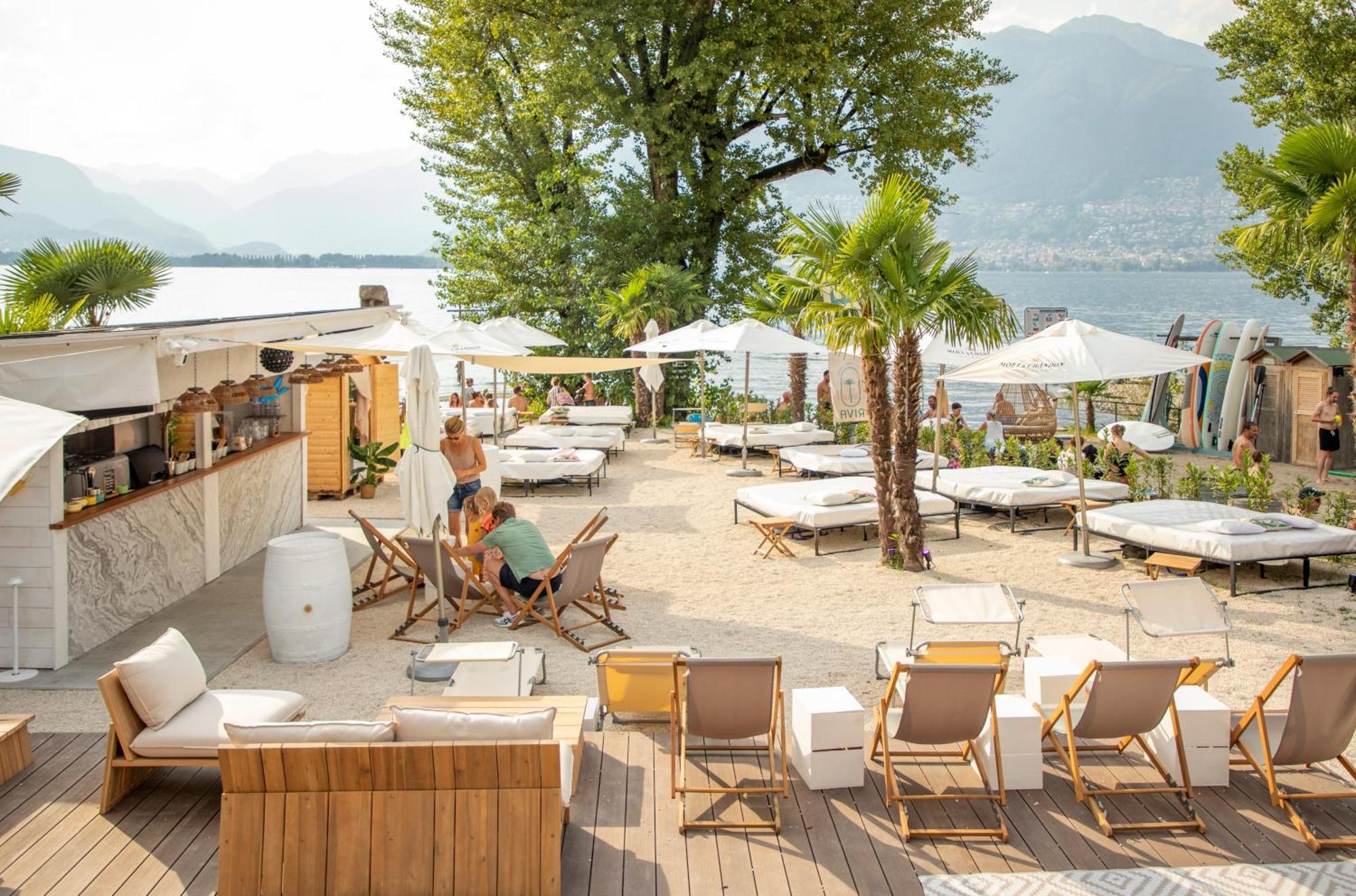 Riva Beach Club I Boutique Hotel I Restaurant Gambarogno Exterior foto